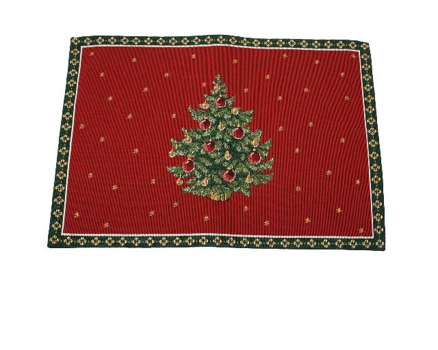 Idea regalo natale tovaglietta gobelin toy's delight albero di natale