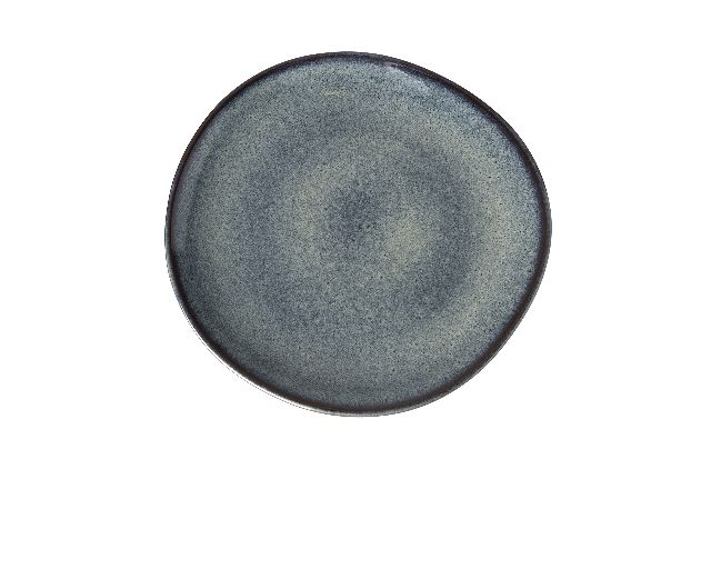 Piatto da colazione lave gris