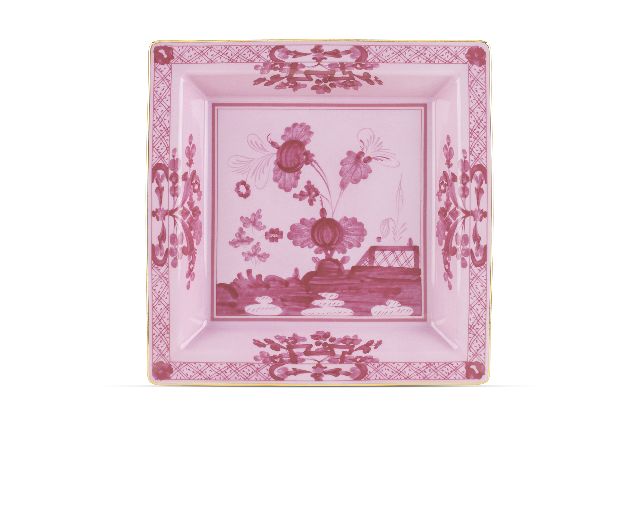 Valet tray oriente italiano porpora porcelain