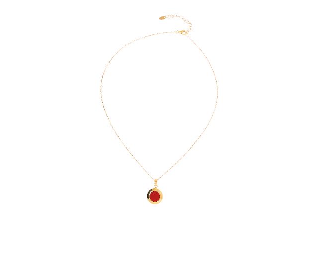 Collana Argento Dorato Con Ciondolo In Pasta Di Corallo Selezione Zanolli 176969 834cf2171dr