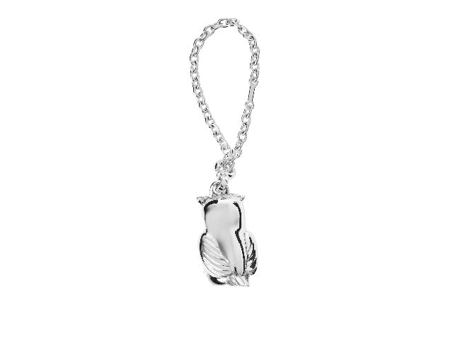 Keyring Owl Silver Selezione Zanolli 187632 595pc800