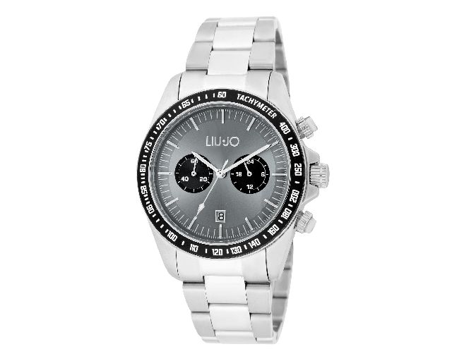 Orologio uomo multiple acciaio quadrante grigio e cinturino acciaio