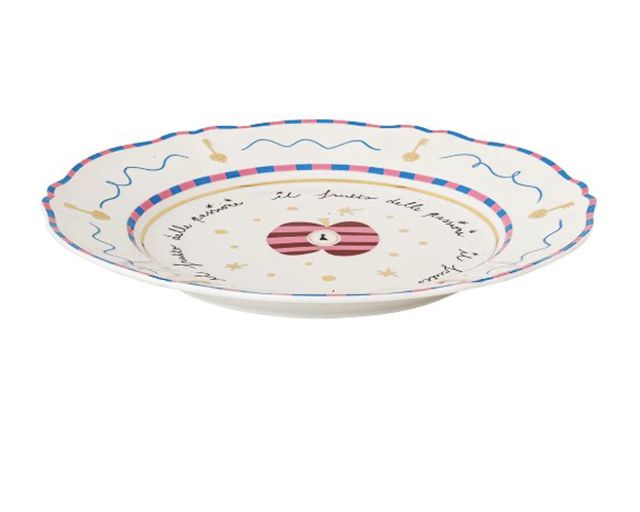 Piatto Piano Il Frutto Della Passione Porcellana Mela Bitossi Home 178993 954pan01004