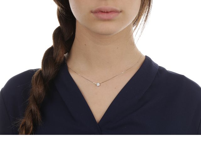 Necklace Gold 750 With Diamonds Selezione Zanolli