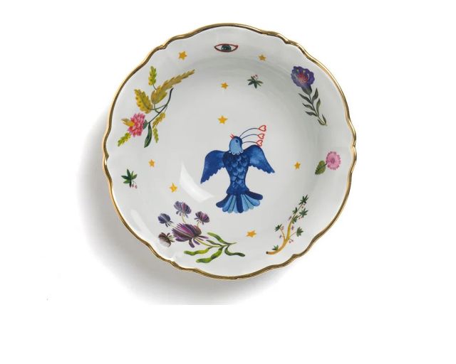 Salad Bowl La Tavola Scomposta Porcelain Bitossi Home 181884 954ftb00095