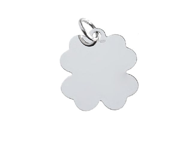 Pendant flower silver