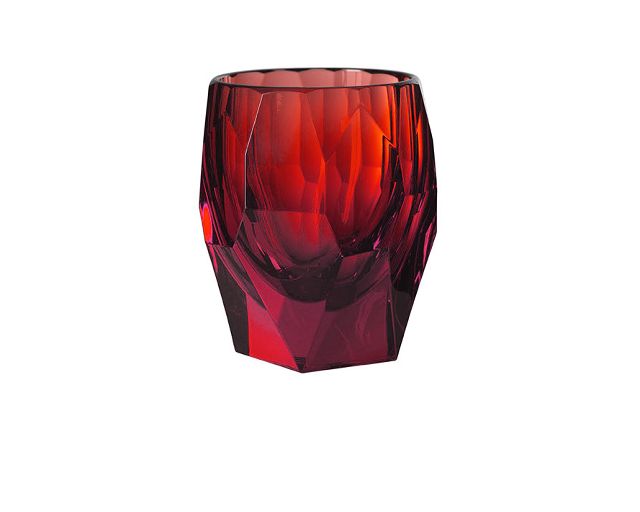 Bicchiere acqua milly rosso