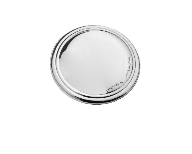 Plaque bilaminated silver