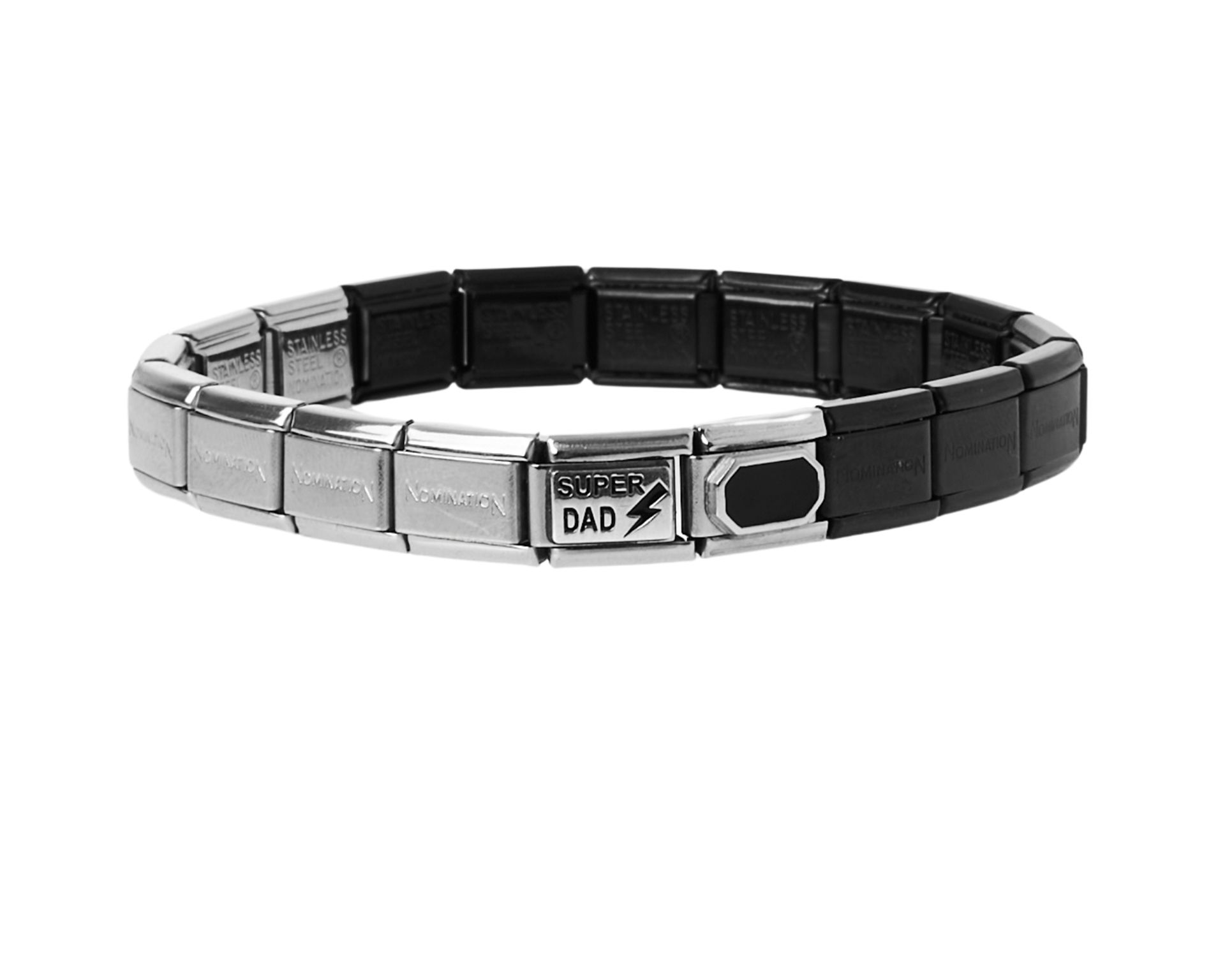 Bracelet Composable Steel Bicolor Superdad Nomination 184043 754brcsuperdad