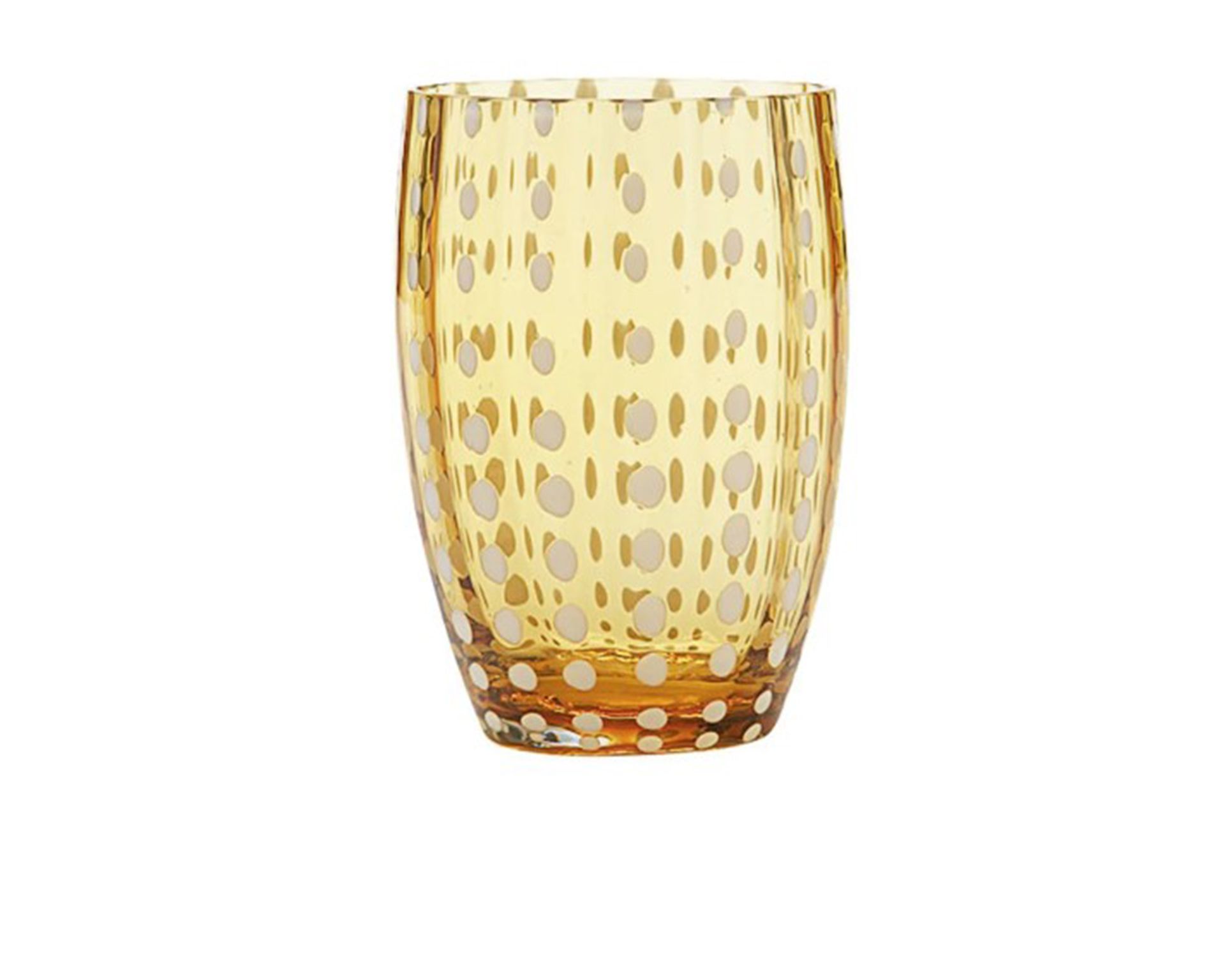 Bicchiere Tumbler Perle Ambra Zafferano 175847 978pr00104