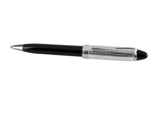 Ballpoint pen ipsilon silver black