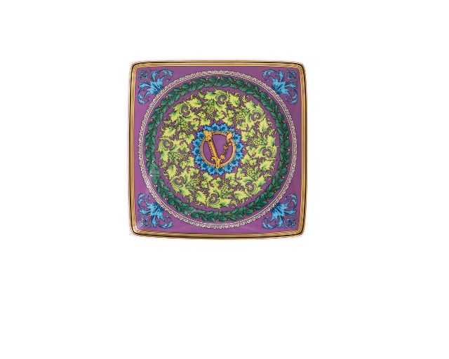 Piattino barocco mosaic porcellana