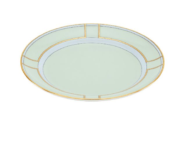 Piatto Dessert Diva Porcellana Verde Richard Ginori 183584 F00800pt1100200d00