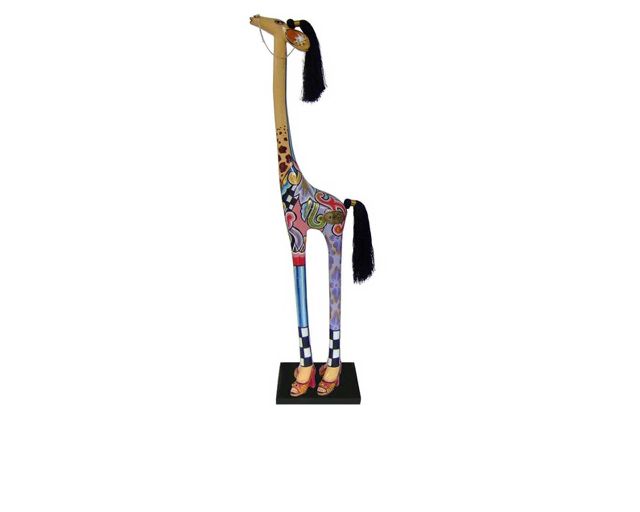 Giraffa carmen l dipinta a mano