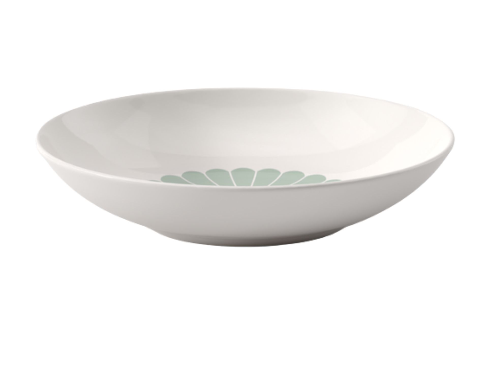 Pasta Plate Fleur Vert Porcelain Villeroy E Boch
