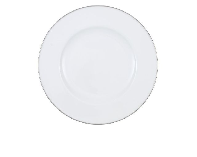 Dessert plate anmut platinum n.1 porcelain