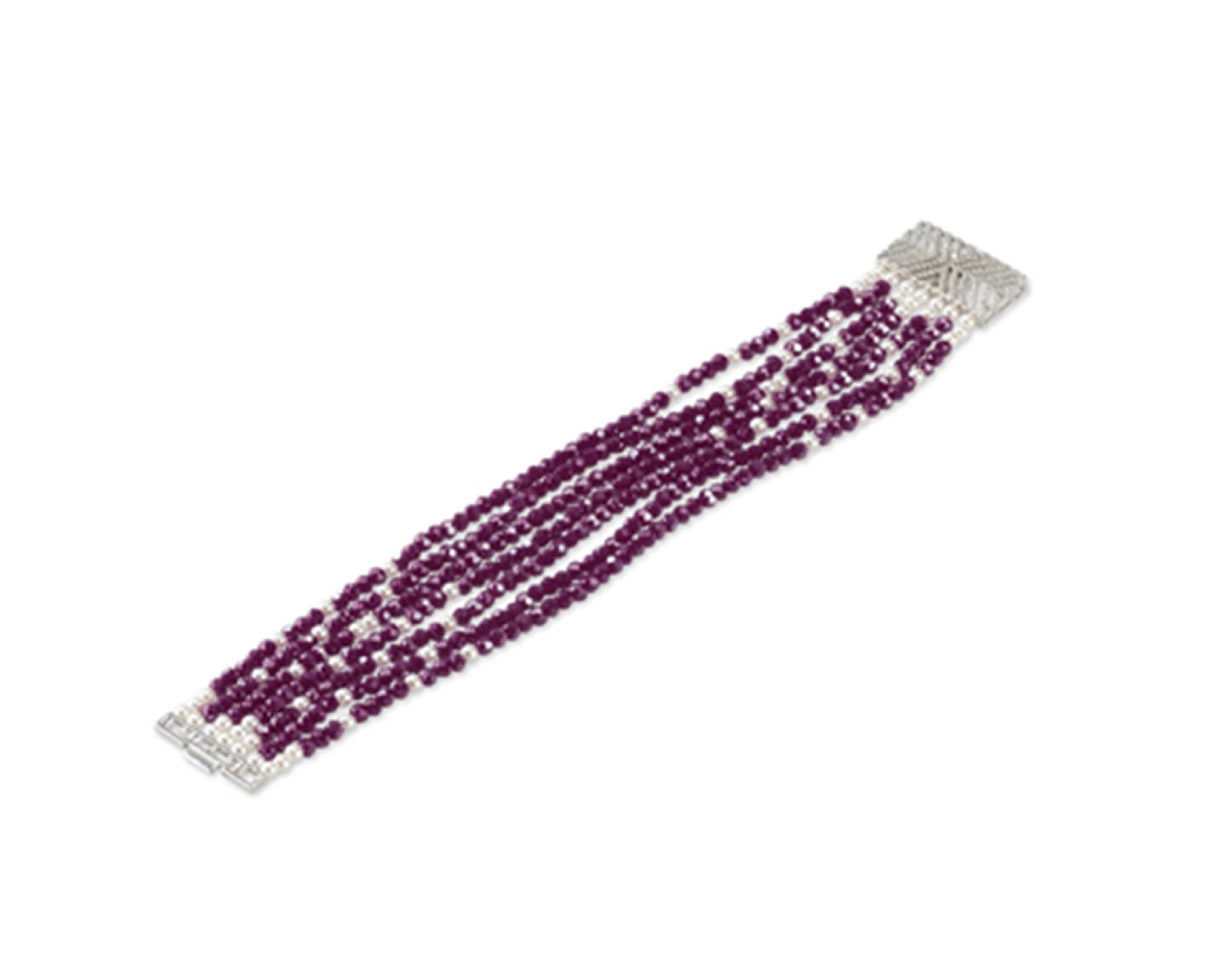 Bracciale Ottone Con Cristalli Bordeaux Sovrani 190078 814j10161