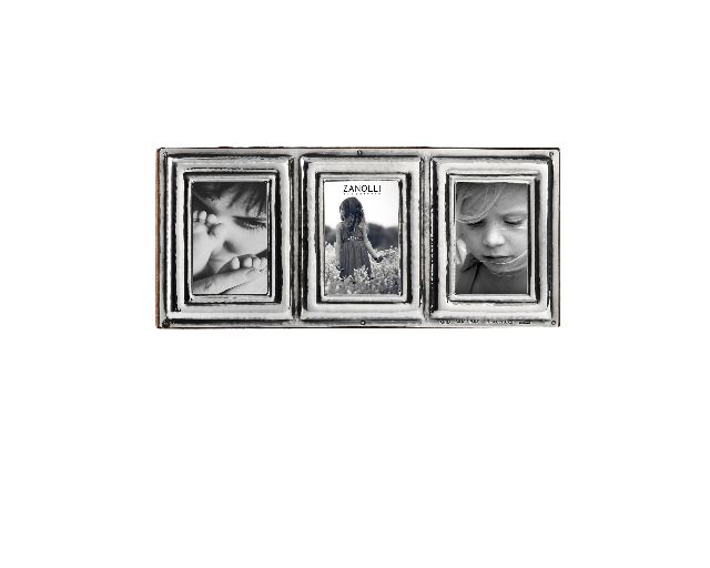 Cornice tripla argento