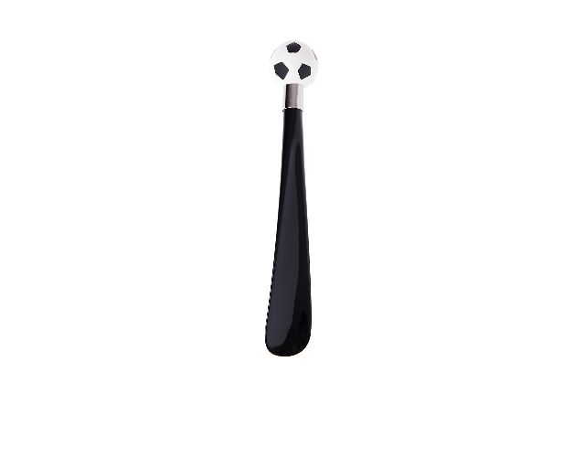 Shoehorn football hand-painted