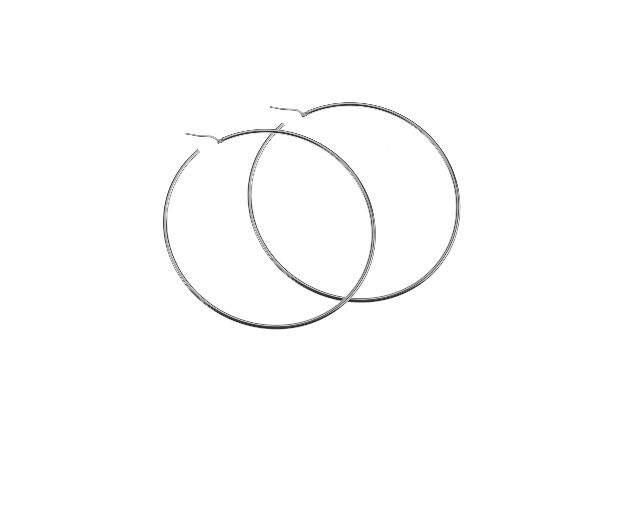 Hoop earrings silver
