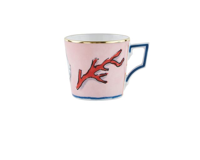 Set Tazze Caffe Il Viaggio Di Nettuno Porcellana 2 Pezzi Con Piattino Richard Ginori 161774 F10100x9177genb40