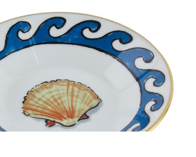 Set Tazze Caffe Il Viaggio Di Nettuno Porcellana 2 Pezzi Con Piattino Richard Ginori 161774 F10100x9177genb40