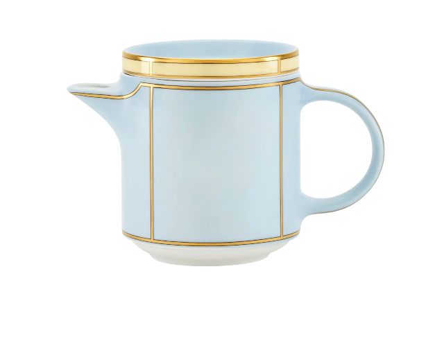 Caffettiera diva porcellana celeste