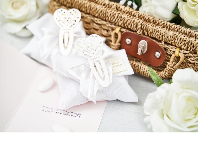 Bookmark Heart Silver Plated With Sugared Almonds Selezione Zanolli 170628 592208304hx