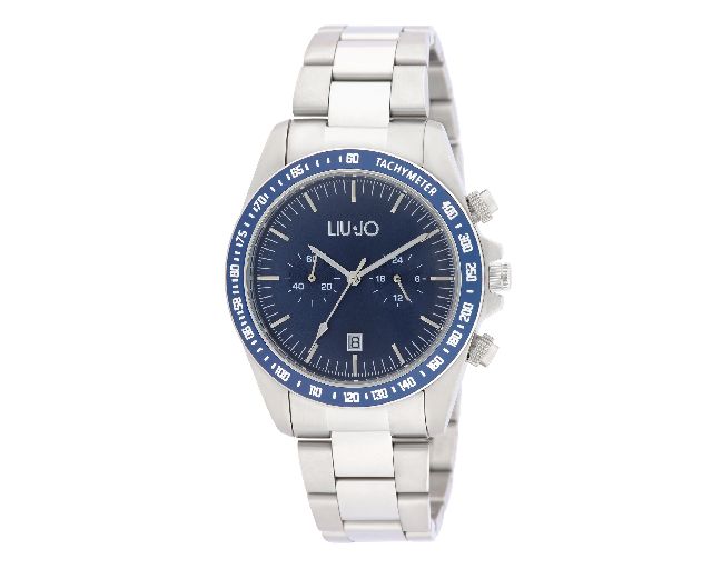 Orologio uomo multiple acciaio quadrante blu e cinturino acciaio