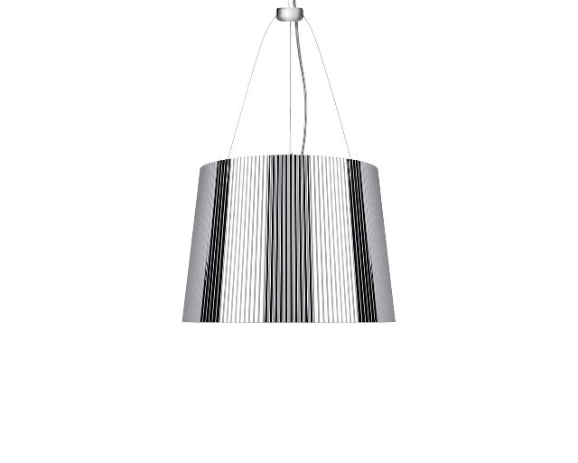Lampada sospensione gè cromata