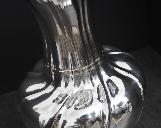 Vase Torcion Silver Zanolli Vintage 190531 Us0008754