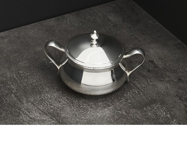 Sugar bowl silver 322 grammi