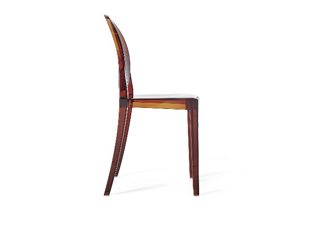 Set Of Chairs Victoria Ghost Amber 2 Pieces Kartell 176338 906g4857z2