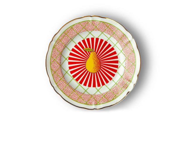 Fruit plate bel paese porcelain