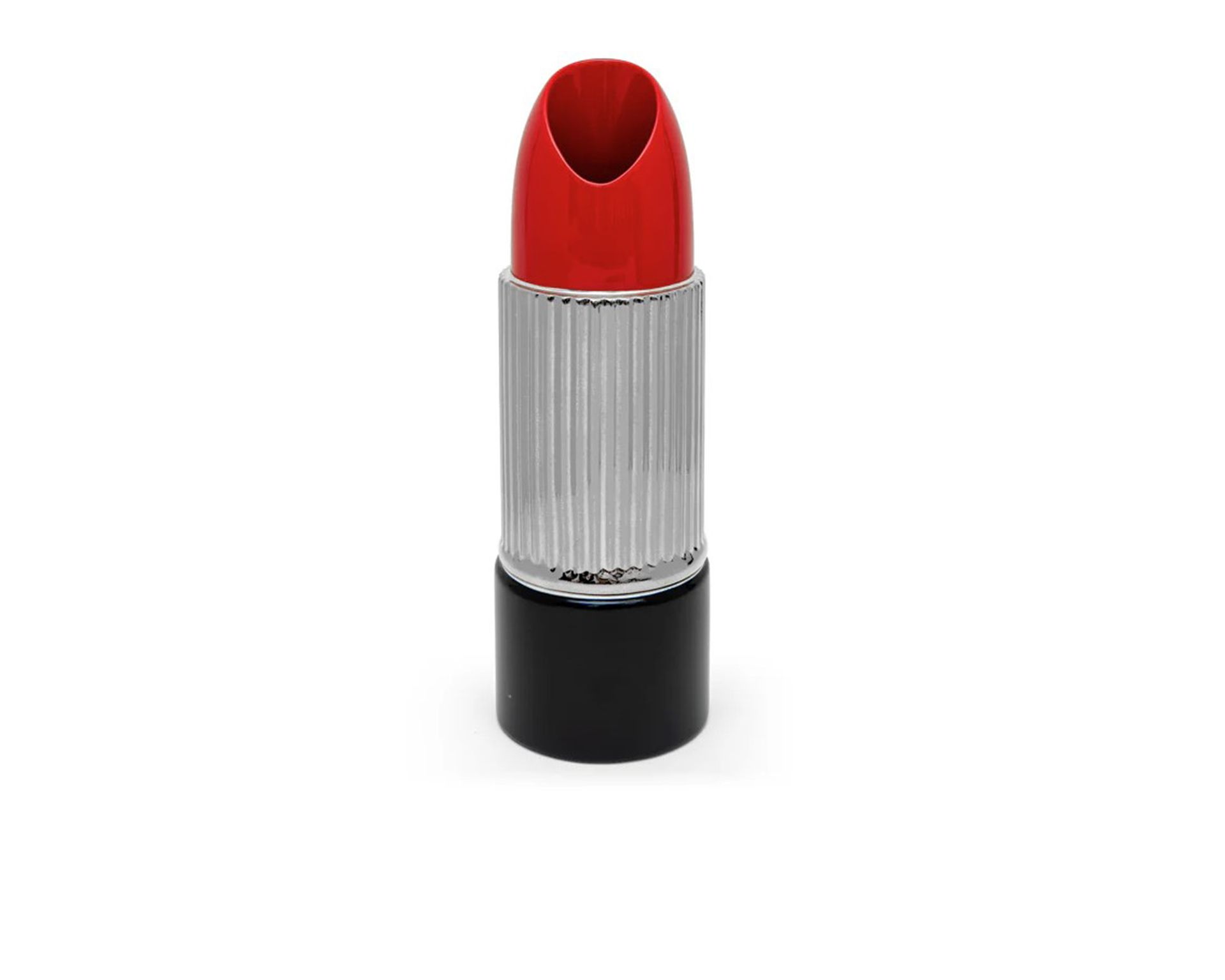 Lipstick Vase Fiordilabbra Silver And Red Selezione Zanolli 181852 875pz011s