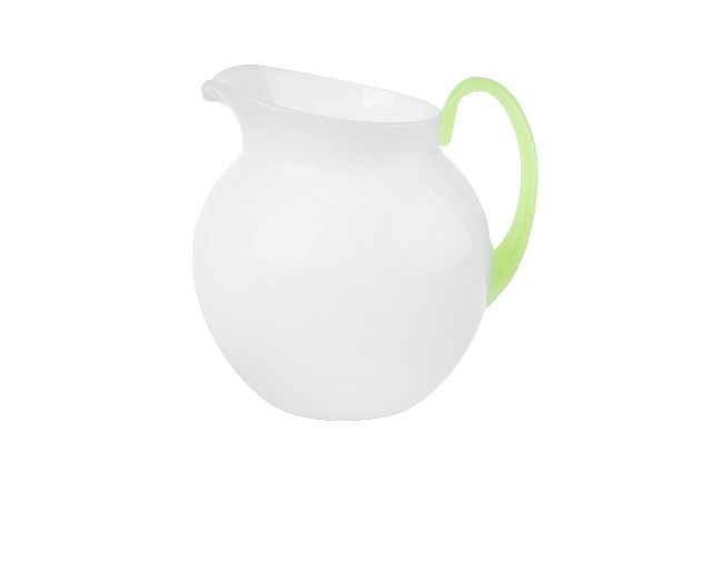Brocca pallina opalina bianca e fluo 2,0 lt