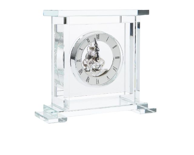 Orologio da tavolo cristallo con movimento a vista