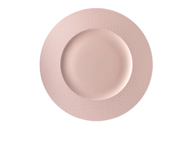 Dinner plate kumi porcelain rose tone