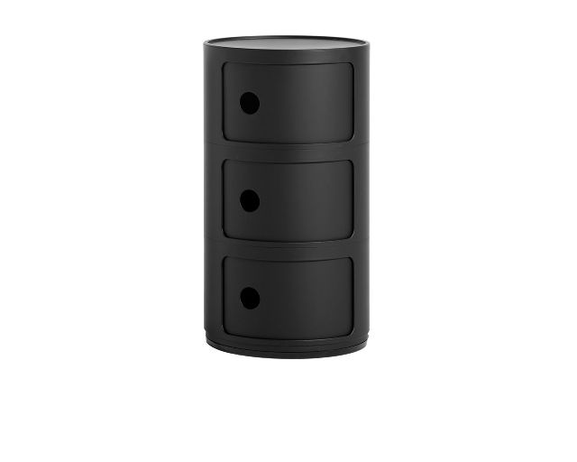 Drawer componibile recycled three elements black
