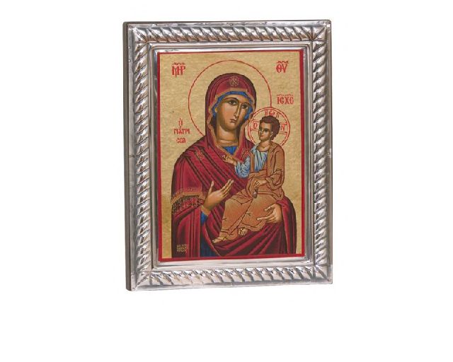 Madonna with child silver