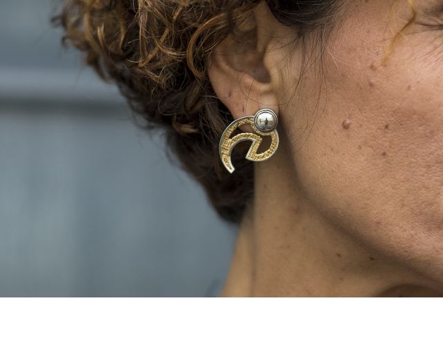 Orecchini ballo argento