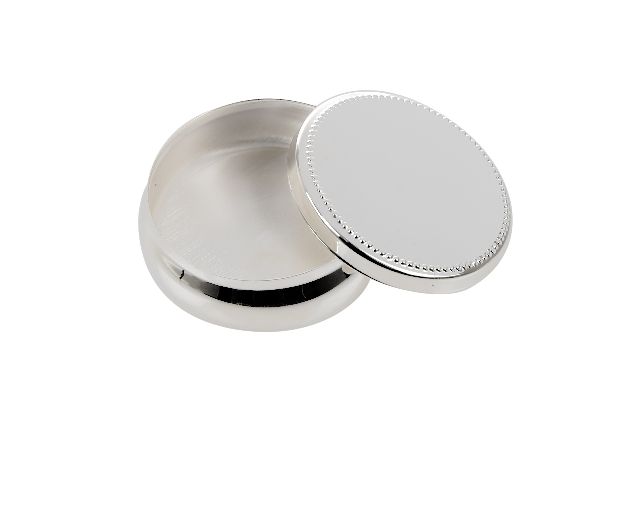 Scatolina Tonda Argento Perlinato Selezione Zanolli 28302 624a22