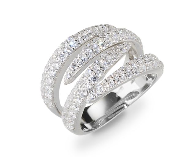 Anello argento con cubic zirconia