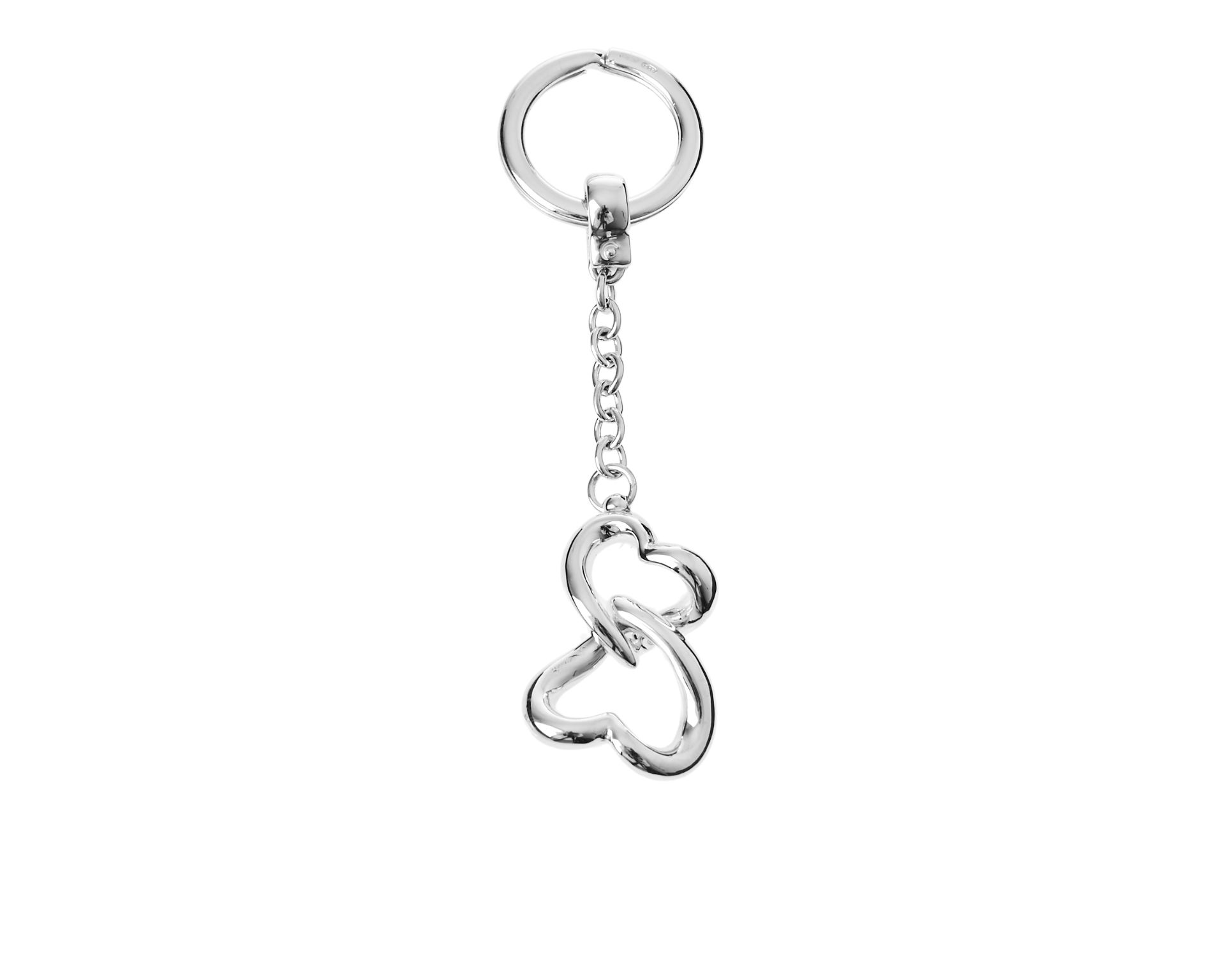 Portachiavi Cuori Intrecciati Argento Selezione Zanolli 187653 595pc2062