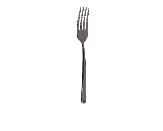 Forchetta frutta linear black acciaio