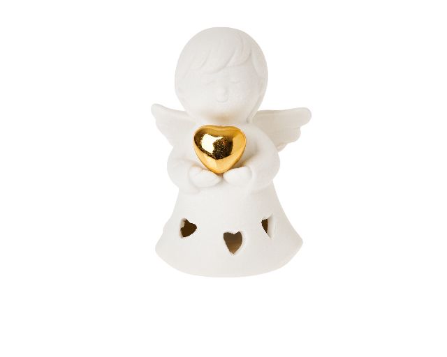 Little angel porcelain with led light