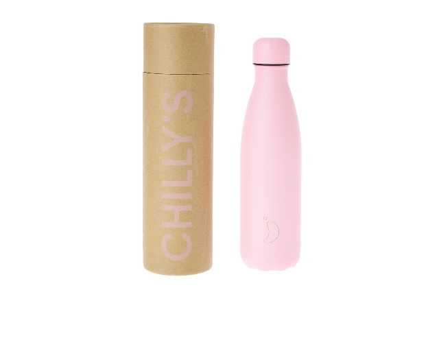 Thermal bottle steel paste all pink