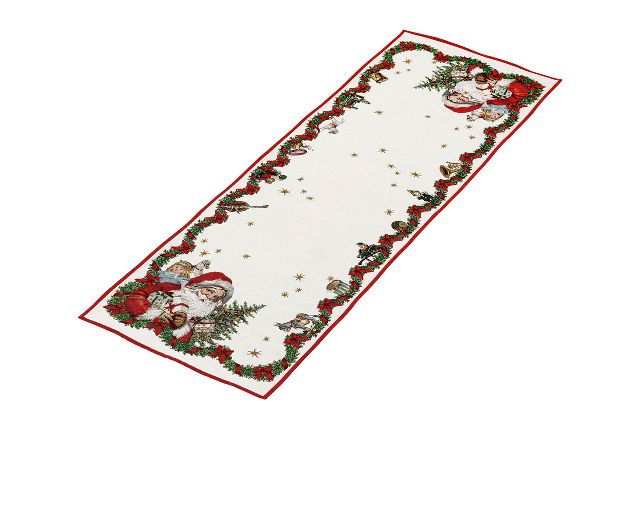Idea regalo natale gobelin runner xl toy's fantasy babbo natale