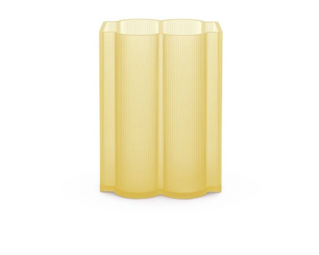 Vaso Okra Basso Giallo Kartell
