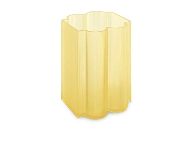 Vaso Okra Basso Giallo Kartell